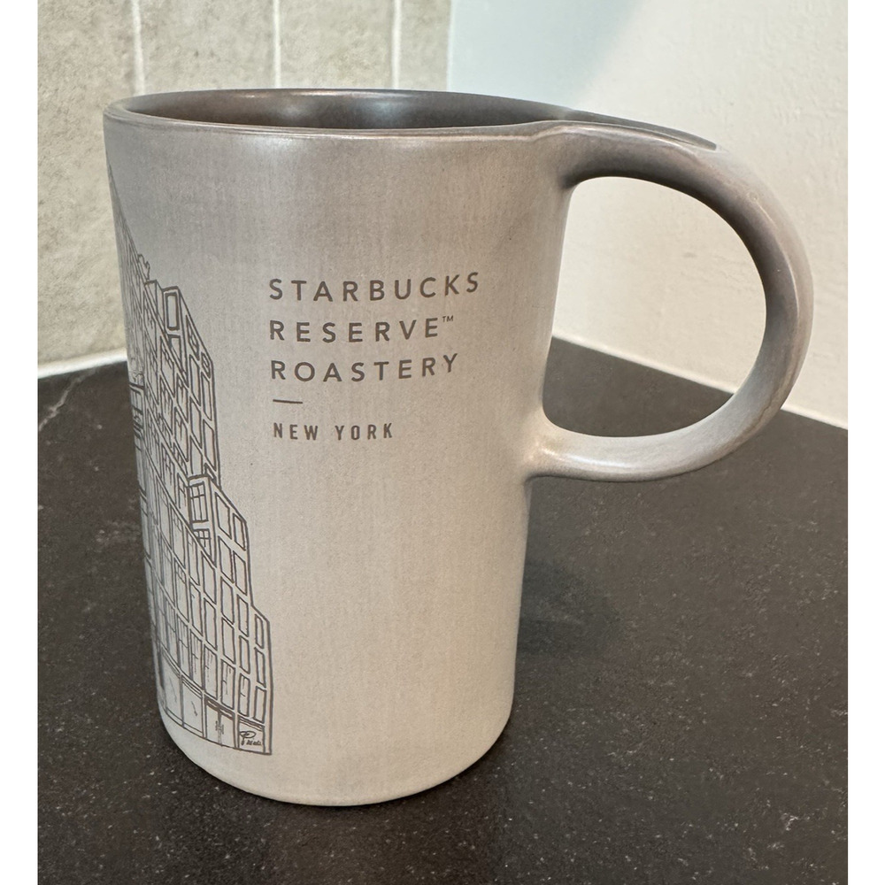 Starbucks RESERVE ROASTARY New York 2018 Gray Graphite Mug 10oz